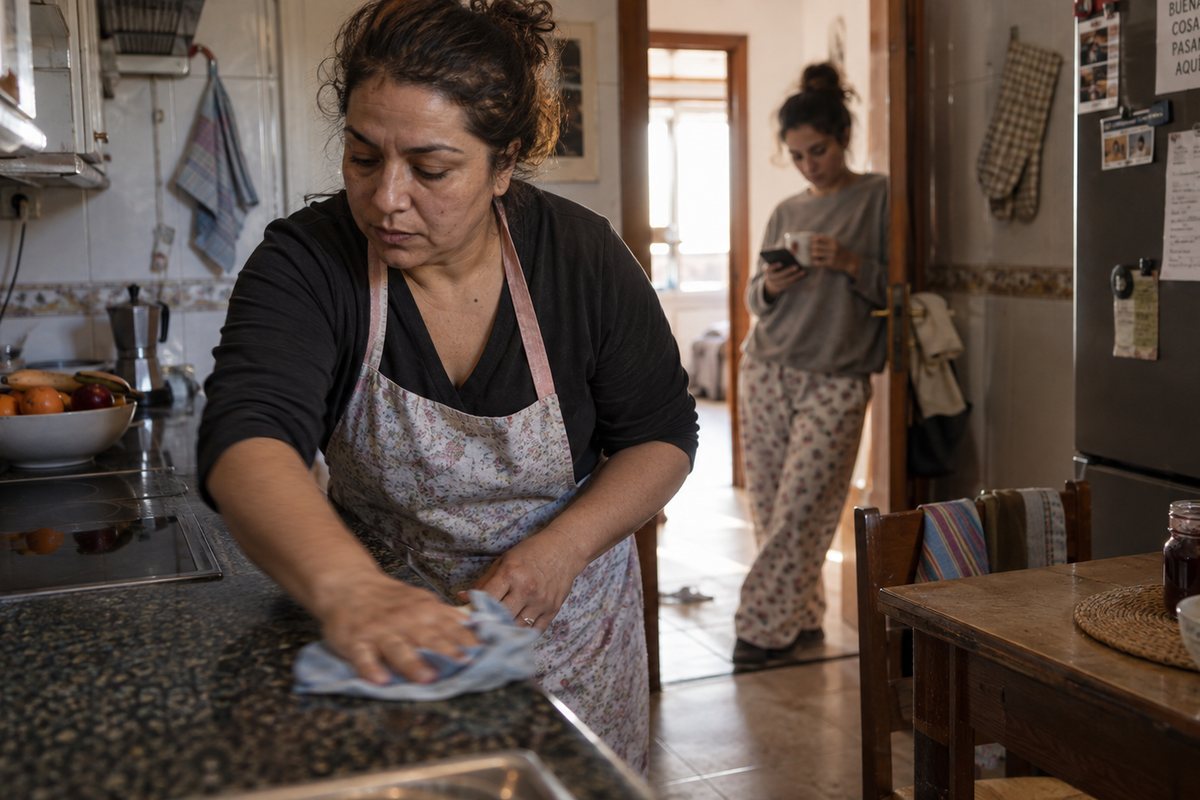 Trabajo de limpieza y servicio doméstico en Mojácar