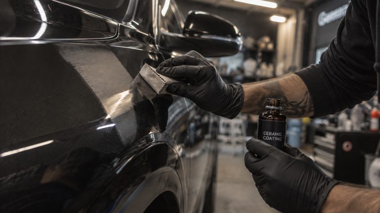 Tratamiento cerámico para coche en Andorra: el detalle que protege la pintura años
